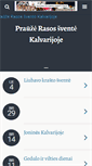 Mobile Screenshot of kalvarijoskc.lt